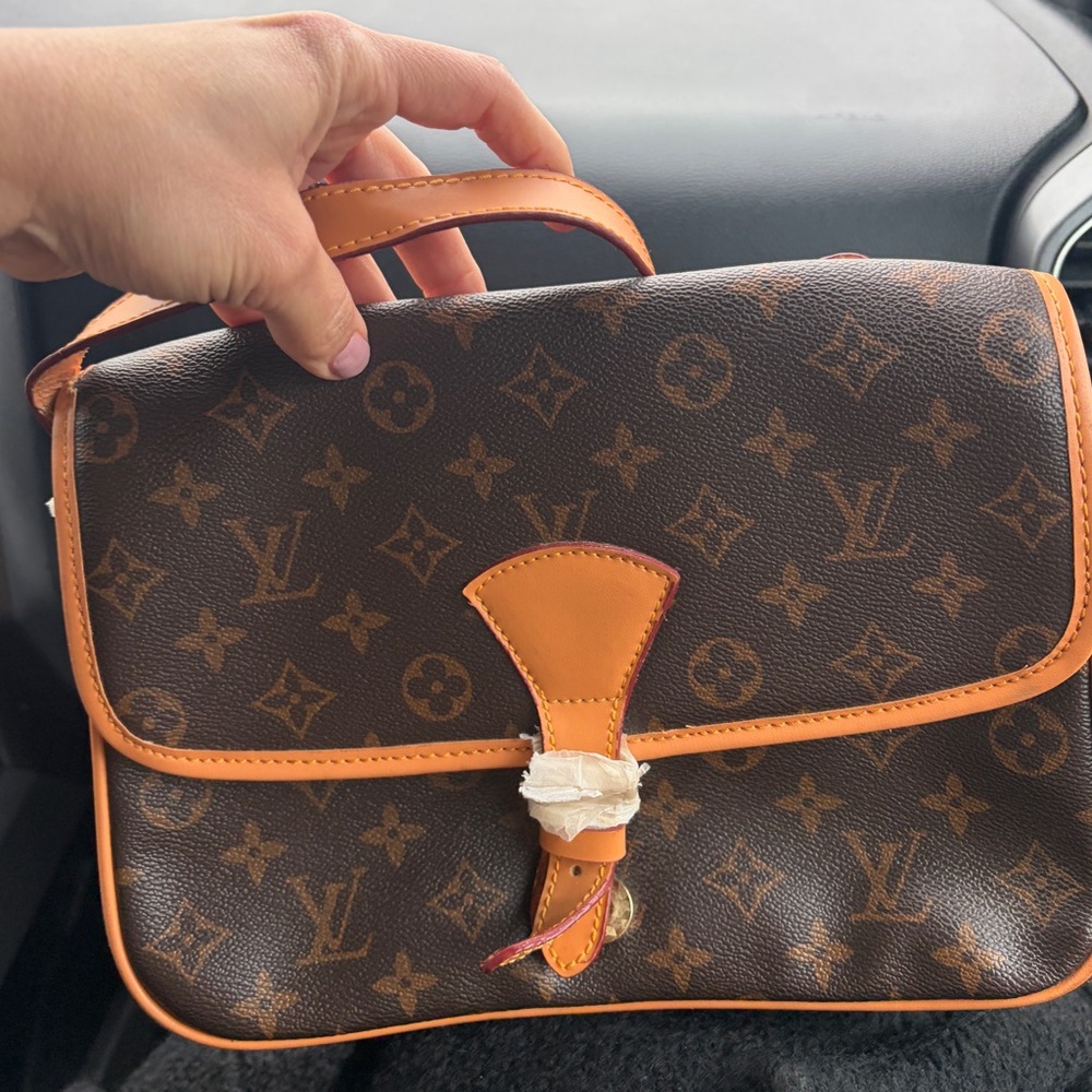 NWT Louis Vuitton Brown and Tan Crossbody Bag